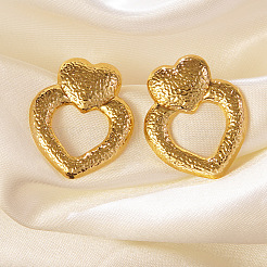 304 Stainless Steel Stud Earrings&nbsp;WGEBDB4-01