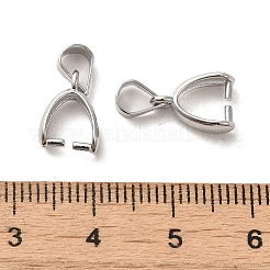 Anti-Tarnish 925 Sterling Silver Ice Pick Pinch Bails&nbsp;STER-Z007-11C