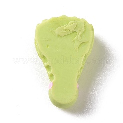 Opaque Resin Accessories Ornaments Resin Badminton Cabochons&nbsp;RESI-B013-02
