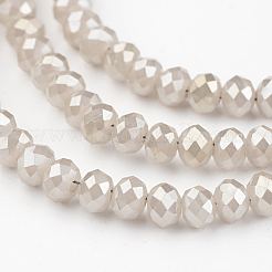 Electroplate Glass Bead Strands&nbsp;EGLA-G014-4mm-FR-A02-A