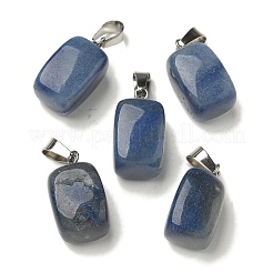 Natural Blue Aventurine(Dyed & Heated) Pendants&nbsp;G-Z067-03P-06