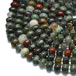 Natural African Bloodstone Beads Strands&nbsp;LS-G-P573-B13-01