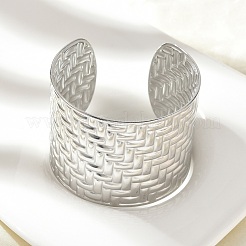 304 Stainless Steel Cuff Bangles for Women&nbsp;BJEW-Z096-05P