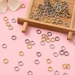 600Pcs 4 Colors Iron Split Rings&nbsp;IFIN-YW0003-35