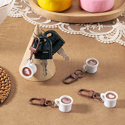 5Pcs 5 Styles Resin Pendant Decorations&nbsp;HJEW-TADJ0001-09