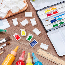 100Pcs Plastic Empty Watercolor Paint Pans&nbsp;AJEW-PH0006-26B