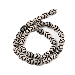 Tibetan Style dZi Agate Beads Strands&nbsp;G-N344-02B