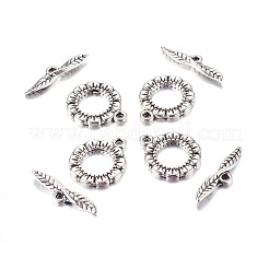 Tibetan Style Toggle Clasps&nbsp;LF11359Y