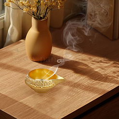 Zinc Alloy Candle Holder&nbsp;AJEW-WH0696-814