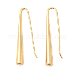 Brass Teardrop Dangle Earrings&nbsp;EJEW-C158-01G