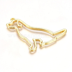 Zinc Alloy Open Back Bezel Pendants&nbsp;PALLOY-D199-11G