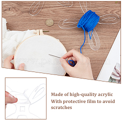 Flower Shape Acrylic Floss Bobbin&nbsp;AJEW-WH0029-71A