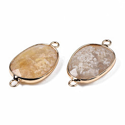 Natural Agate Link Connectors&nbsp;G-S359-338B