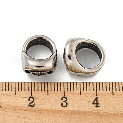 316 Surgical Stainless Steel European Beads&nbsp;STAS-Q326-06AS-06