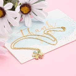 Alloy Enamel Snowflake Pendant Necklaces&nbsp;NJEW-JN03314