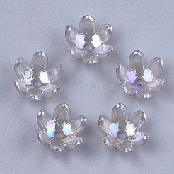 Transparent Acrylic Bead Caps&nbsp;X-TACR-T007-07