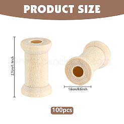 Wooden Bobbin&nbsp;FIND-WH0148-799