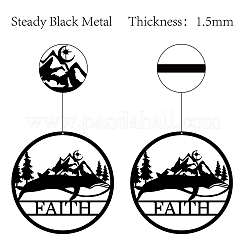 Iron Pendant Decorations&nbsp;HJEW-WH0013-016