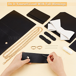 DIY Bowknot Styles Messenger Bag Purse Making Kits&nbsp;DIY-WH0308-89