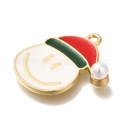 Christmas Theme Alloy Enamel Pendants&nbsp;ENAM-B025-02G-01