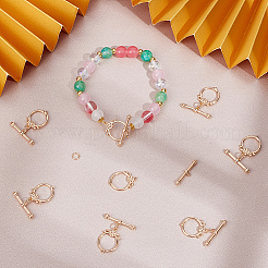 10Pcs Brass Toggle Clasps&nbsp;KK-BBC0010-39