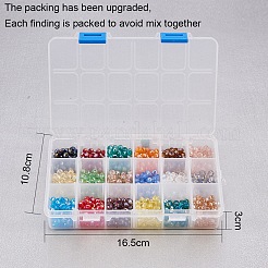 Electroplate Glass Beads&nbsp;EGLA-PH0003-04