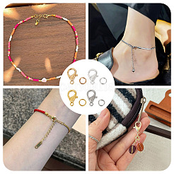 400pcs 4 Colors Alloy Lobster Claw Clasps&nbsp;FIND-TA0008-94