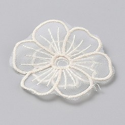 Computerized Embroidery Organza Ornament Accesories&nbsp;DIY-WH0656-22J