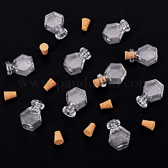 10Pcs Clear Glass Wishing Bottles&nbsp;AJEW-TA0002-85G