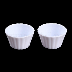 Mini Plastic Simulated Egg Tart Cup&nbsp;DJEW-C005-02B