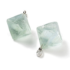 Natural Fluorite Pendants&nbsp;G-K338-15P