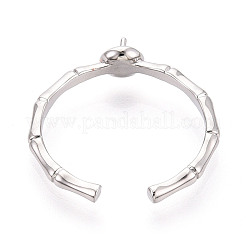 Brass Cup Peg Ring Settings&nbsp;KK-N274-33P