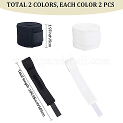 4Pcs 2 Colors Cotton Boxing Hand Wrap&nbsp;AJEW-CN0004-45