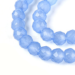 Imitation Jade Glass Beads Strands&nbsp;GLAA-T028-3mm-11L