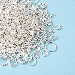 Brass Open Jump Rings&nbsp;KK-MSMC005-S