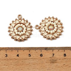 Alloy Enamel Pendants&nbsp;AL-CBA75EE-09KCG