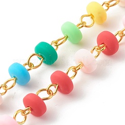 Handmade Polymer Clay Beaded Chains&nbsp;AJEW-JB00975-02