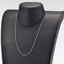 Tarnish Resistant Stainless Steel Ball Chains Necklace&nbsp;NJEW-JN01427-01