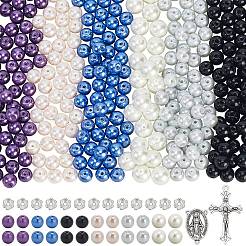 DIY Rosary Bead Jewelry Making Finding Kits&nbsp;DIY-SC0031-65