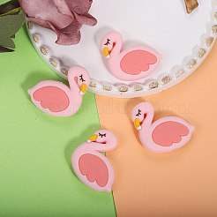 10Pcs Cartoon Flamingo Silicone Beads&nbsp;JX703A