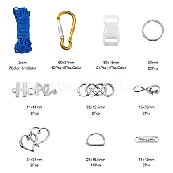 DIY Parachute Cord Bracelets Making Kits&nbsp;DIY-LS0003-89