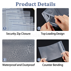 Transparent PVC Name Card Holders&nbsp;AJEW-WH0485-34A