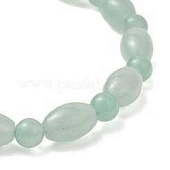 2Pcs 2 Styles  Natural Green Aventurine Beaded Stretch Bracelets for Couple&nbsp;BJEW-JB13416-02