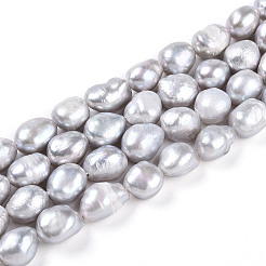 Natural Cultured Freshwater Pearl Beads Strands&nbsp;PEAR-N014-09B