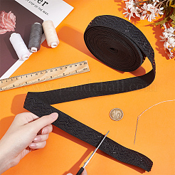 10 Yards Polyester Non Slip Knitted Elastic Cord&nbsp;SRIB-BC0001-26
