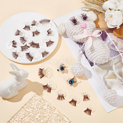 24Pcs 6 Style Acrylic Doll Eyelashes&nbsp;DOLL-PH0001-41B
