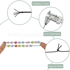 4Rolls 2 Colors Elastic Cords&nbsp;EC-PA0001-02A