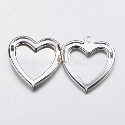 Brass Locket Pendants&nbsp;X-KK-N0116-014S