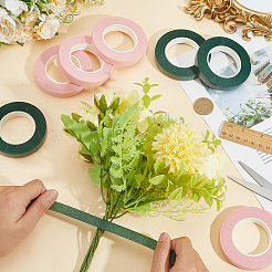 8 Rolls 2 Colors Paper Floral Tape for Bouquet Stem Wrap&nbsp;AJEW-CN0005-47