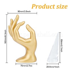 2Pcs Acrylic Organic Glass Ring Displays&nbsp;RDIS-DR0001-01